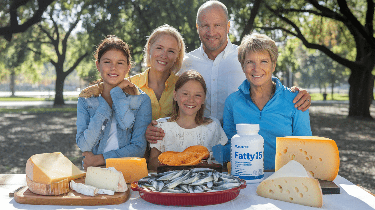 Family with sources of C15 Fatty Acid